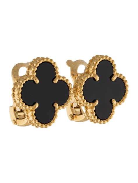 van cleef and arpels alhambra earrings replica|van cleef earrings vintage alhambra.